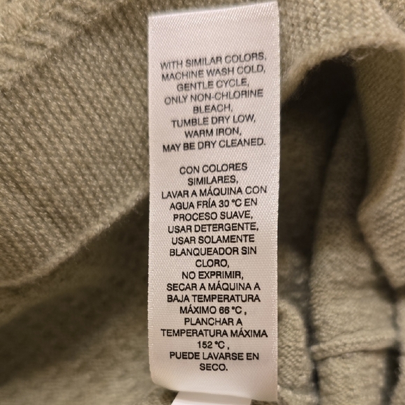 Chico's Green Boxy Ribbed Sweatshirt Tunic - Picture 11 of 12